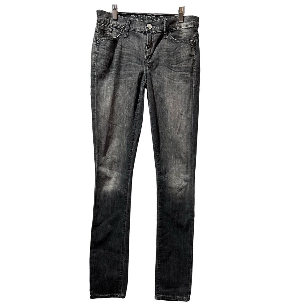 Goldsign |‎ Size: 27 | Lure Skinny Jeans Faded Charcoal Wash Stretch Made in USA